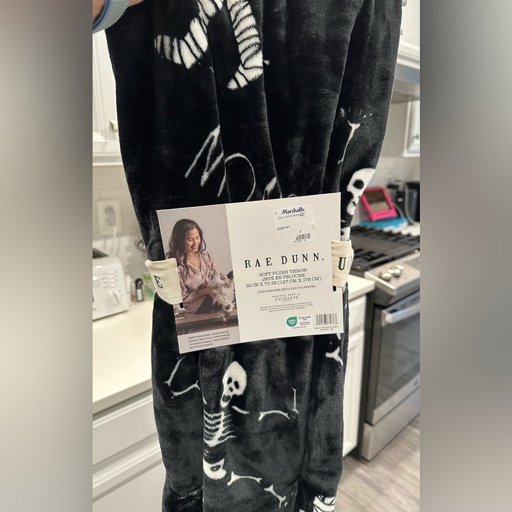 New Rae dunn halloween monster mash blanket